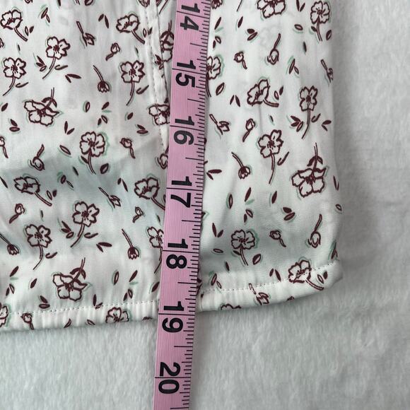 Free People Stay With You Floral Stain Cropped Tank Top Size Small - Picture 10 of 11